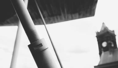 Abstract greyscale exterior