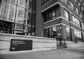 Ty Hywel office building in Cardiff Bay